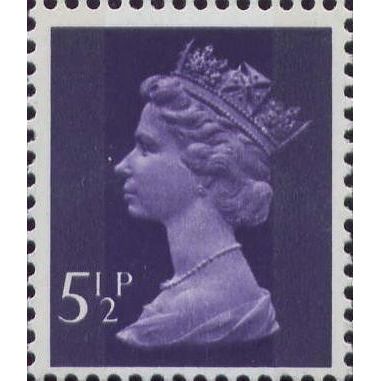 Great Britain QEII 1973 5½p Violet 2PB Unmounted Mint MNH SG X868 Sc MH56 stamp