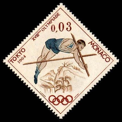 Monaco 1964 Sport Olympic Games 0,03f MNH Stamp