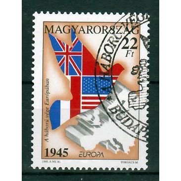 Hongarije Europa Cept 1995 gestempeld .....