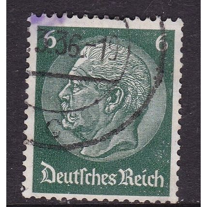 Germany 1934 President Hindenburg 6pf Fine Used SG 497b VGC