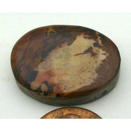 Indian Paint Stone Rhyolite Freeform Gemstone Cabochon 374