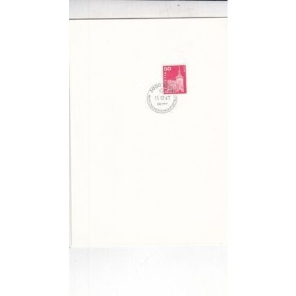 Switzerland 1967 PTT Christmas Card FDC Bern Cancel VGC