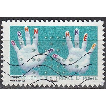 France 2012 Michel 5474 O Cote (2015) 0.55 € Bonne année sur les doigts
