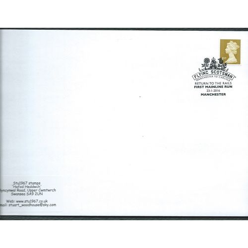 2016 1ST (S/A) 'GOLD MACHIN + FLYING SCOTSMAN- MANCHESTER' PMK (EBIDPACK3715)