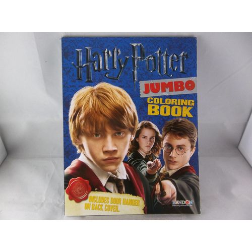 Harry Potter Jumbo Coloring Book Blue Cover Children's Coloring Book