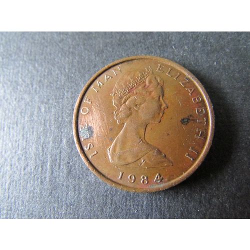 1984 QUEEN ELIZABETH II ISLE OF MAN TWO PENCE FREE POST. G