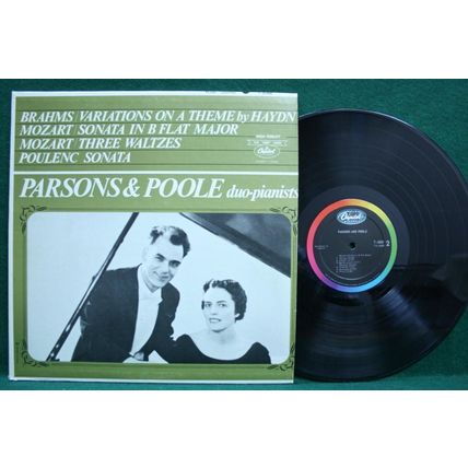 Margaret Parsons/Clifford Poole - Duo-Pianists-Brahms - T 6088 - VG