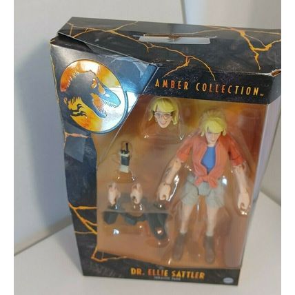 Mattel Jurassic World Amber Collection Dr. Ellie Sattler- NEW- Box Shipping