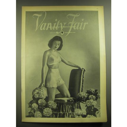 1945 Vanity Fair Lingerie Ad - Vanity Fair Lovely lingerie of fine Rayon Jersey