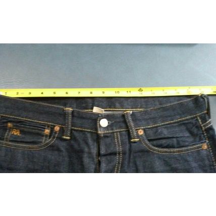 Ralph Lauren Dbl RL USA Made Japan woven Selvedge Jeans Men's 29W x 34L
