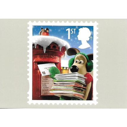 Great Britain SG 3128/34 & MS3135 PHQ: Christmas with Wallace and Gromit