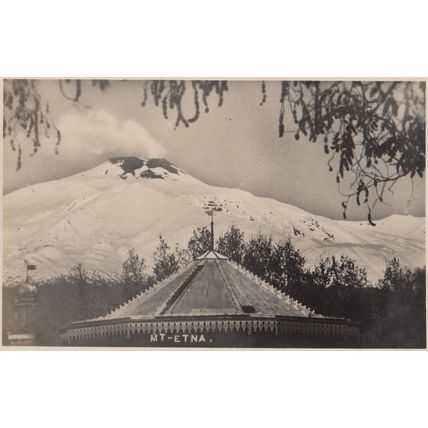Mount Etna Character Real Photo Postcard