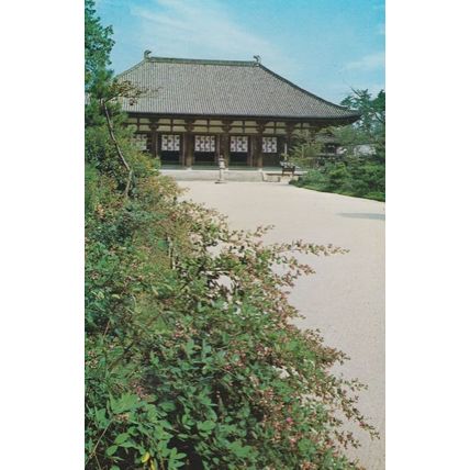 Nara Kon-do Kondo Hall Japan Japanese Postcard