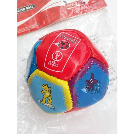 Coca Cola 2002 Fifa World Cup Korea Japan 4" Mini Soccer Ball Football Set Of 2