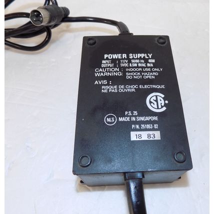 Commodore 64 4 Pin Power Supply 251053-02