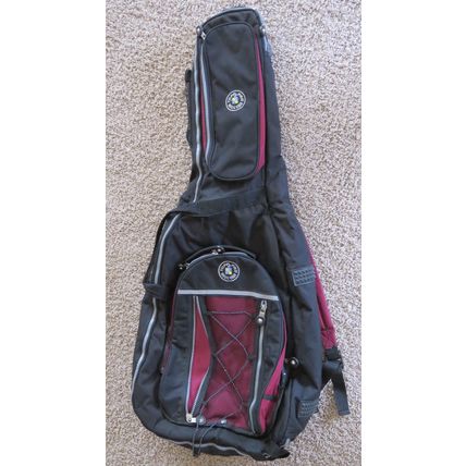 Guitar Gig Bag w/Removable Accessory Sling Bag - Topp Pro Music Gear - Unique