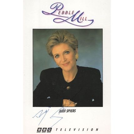 Judi Spiers Pebble Mill BBC TV Hand Signed Photo