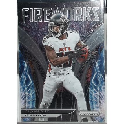 2021 Panini Prizm CALVIN RIDLEY (Falcons) Fireworks #F-7