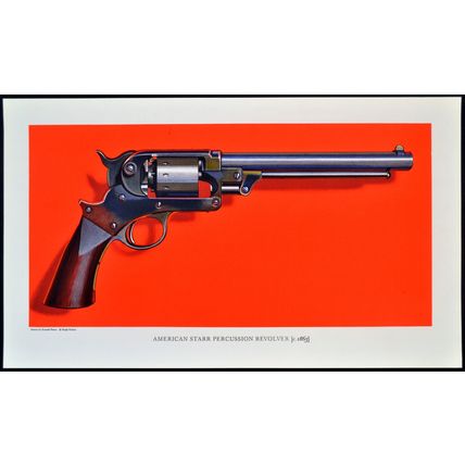 AMERICAN STARR PERCUSSION REVOLVER 1963 Ronald Paton PRINT