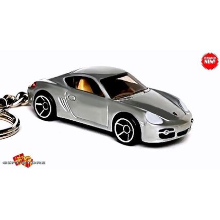 RARE KEYCHAIN SILVER PEWTER PORSCHE™ CAYMAN S CUSTOM Ltd. Ed. GREAT GIFT