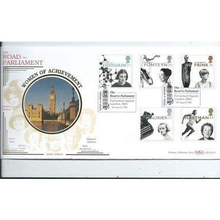 fdc benham silk first day cover Blcs 119 sg1935 sg 1935 1996 europa women