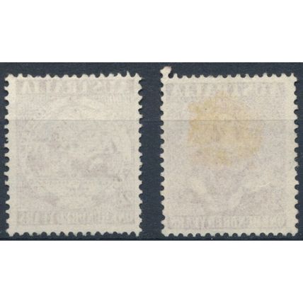 Centenary of First Adhesive Stamps - Australia 1950 - F H - SG 239/40