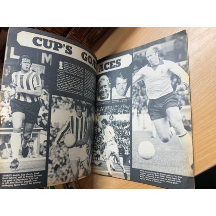 GOAL MAGAZINE #228 13 JAN 1973 UK FOOTBALL MAGAZINE - NORWICH TEAM POSTER (LL)