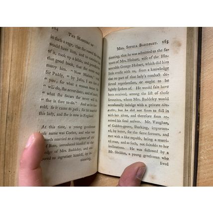 RARE* 1787 THE MEMOIRS OF MRS SOPHIA BADDELEY VOL 5 ELIZABETH STEELE BOOK (T3)