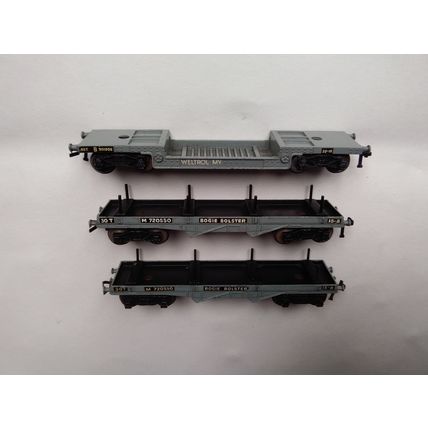 HORNBY DUBLO MECCANO JOB LOT BOGIE BOLSTER PLATE 0LAYERS LINE SIDE SET OF 3