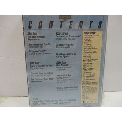 Hendrix Rolls On! [Trucker's Tape Magazine Double Audio Cassette] March 1994