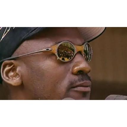 HCS Retro X-Metal Mars Sunglasses Gold Lenses
