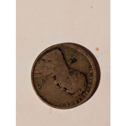 1919no mint mark wheat penny