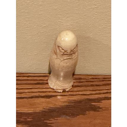Vintage Japanese Traditional Wooden Doll Hand-Crafted Authentic Figurine