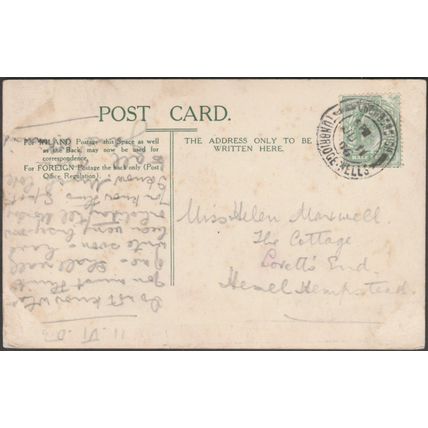 Mill Pond, Crowborough Warren, Sussex, 1906 - Stickells Postcard