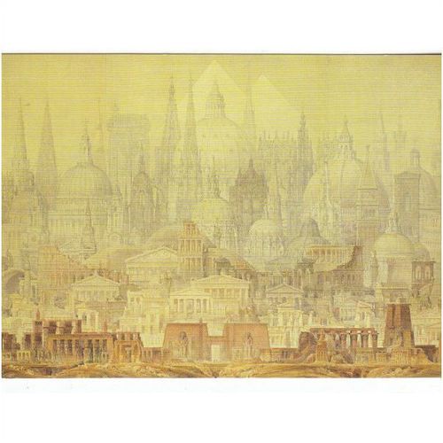 Colour Postcard - The Professor's Dream by CR Cockerell