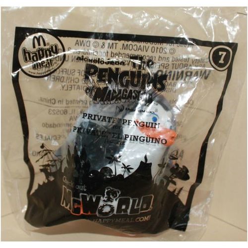 2010 McDonalds Penguins of Madagascar #7 Private Penguin Mint in Package