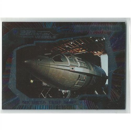 STAR TREK ' ENTERPRISE ' 22nd VESSALS ' NX BETA SHIP card # V7 ( 2003)