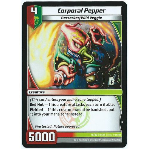 Kaijudo - Invasion Earth - #78/80 - Corporal Pepper