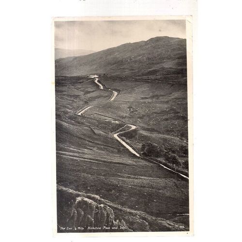 KIRKSTONE PASS and INN used postcard 1955 LAST HALF MILE =