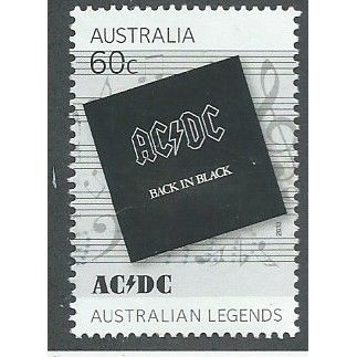 AUS 2013 60c 'AUSTRALIAN LEGENDS- AC/DC' FINE USED (EBID37-841)