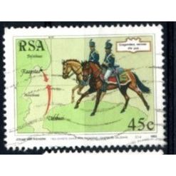 SOUTH AFRICA 1993 - Postal Service 19C - Uniforms - Army - Maps - Horses - Used