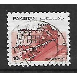 PAKISTAN 1984 FORTS 10p ROHTAS FORT SG 630 FINE USED#