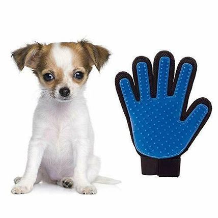 New Pet Dogs Cats Fur Hair Remover Brush Silicone Deshredding Grooming Glove