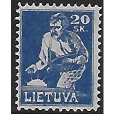 Mi 89 A (*): 20 sk. ultramarine Definitive Stamp: Sower