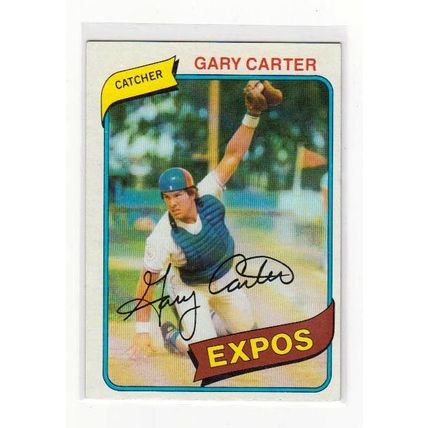 1980 Topps Gary Carter baseball card #70