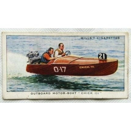 1938 Wills Speed No. 50 Outboard Motor-boat Chick III