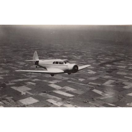 Fairchild 45 WW2 Plane Military Liverpool War Real Photo Aircraft Postcard