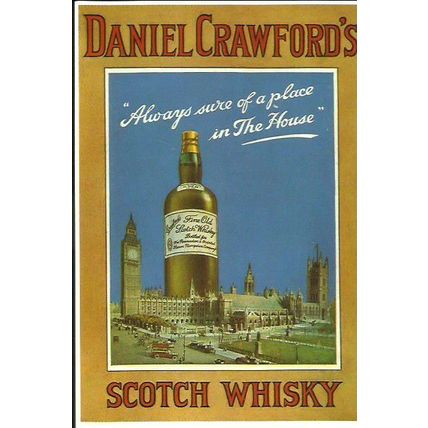 Advertising CRAWFORD'S SCOTCH WHISKY Postcard (Mayfair BB 715)
