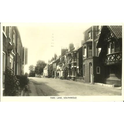 Suffolk SOUTHWOLD Park Lane Postcard (Jenkins)