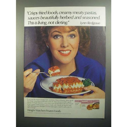 1984 Weight Watchers Frozen Foods Ad - Lynn Redgrave